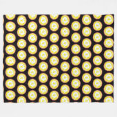 燃える星 フリースブランケット (正面(横))