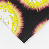 燃える星 フリースブランケット (角)