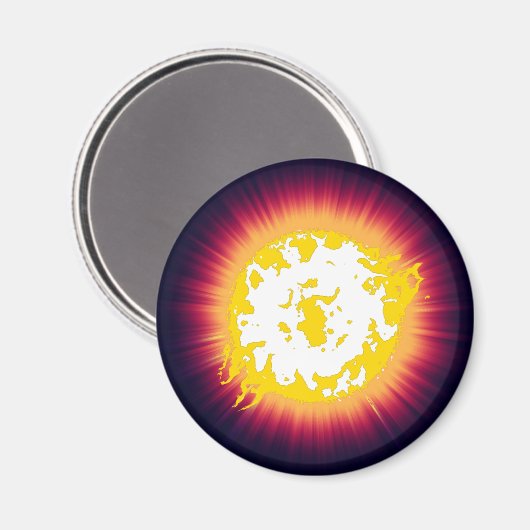 燃える星 マグネット (正面/裏面)