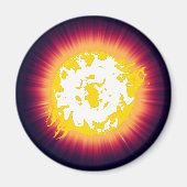 燃える星 マグネット (正面)