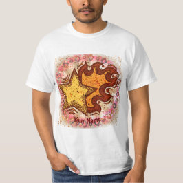 燃える星Tシャツ Tシャツ