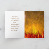 燃える柴の「ヤハウェ」カード カード (内部)