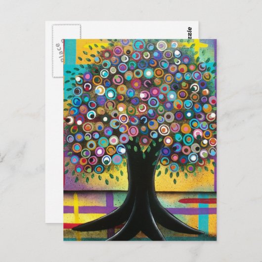 燃える民芸はロリ地方EVERETTの郵便はがきによって望みます ポストカード (正面/裏面)