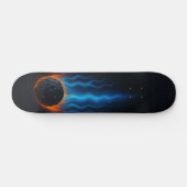 燃える流星 スケートボード (横)