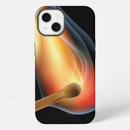 燃える炎のデザイン Case-Mate iPhoneケース iPhone 13ケース (裏面)