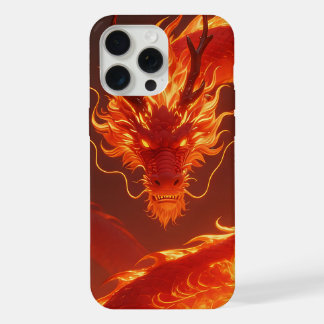 燃える炎のドラゴン | 神話のフレイム ドラゴン ファンタス iPhone 15 PRO MAXケース