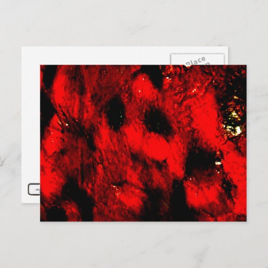 燃える男のはがき ポストカード (正面/裏面)