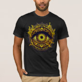 燃える目のTシャツ – あなたの精神を燃やす Tシャツ (正面)