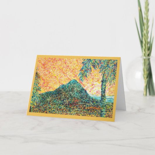 燃える砂漠 カード (正面)