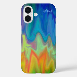 燃える色彩 iPhone 16ケース