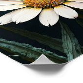 燃える蝶の明るい炎の（昆虫）オオカバマダラ、モナークウイングアート ポスター (角)