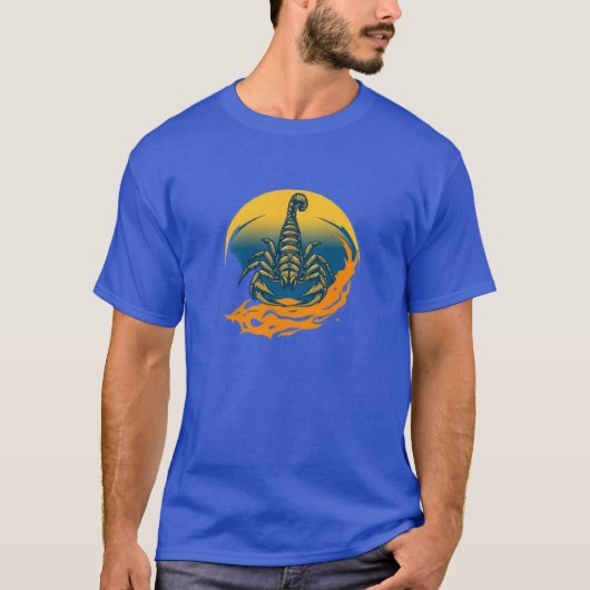 燃える蠍座 Tシャツ (正面)