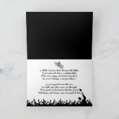 燃える野球こうもりを振る少年 カード (内部)