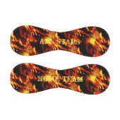 燃える野球 野球ボール (パネル)