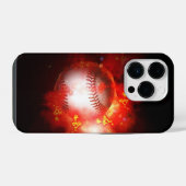 燃える野球 iPhoneケース (裏面横)