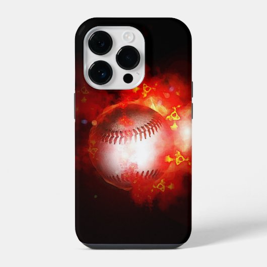 燃える野球 iPhoneケース (裏面)