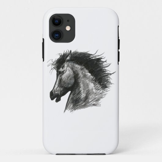 燃える野生の馬 Case-Mate iPhoneケース (裏面)