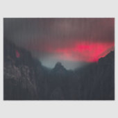 燃える雲、霧、そして山々 薄葉紙 (正面)