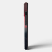 燃える雲、霧、山のモノグラム Case-Mate iPhoneケース (裏面 / 左)