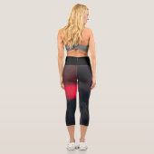 燃える雲、霧、山 カプリレギンス (裏面)