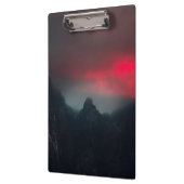 燃える雲、霧、山 クリップボード (左)