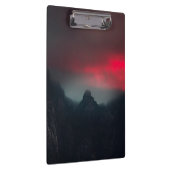 燃える雲、霧、山 クリップボード (右)