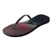 燃える雲、霧、山 ビーチサンダル (アングル)