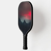 燃える雲、霧、山 ピックルボールラケット (左)