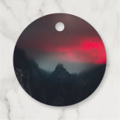 燃える雲、霧、山 フェイバータグ (裏面)