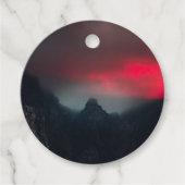 燃える雲、霧、山 フェイバータグ (正面)