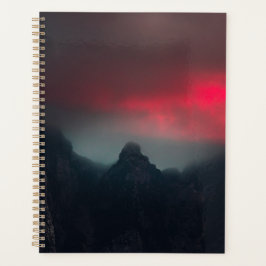 燃える雲、霧、山 プランナー手帳