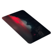 燃える雲、霧、山 マグネット (右側)