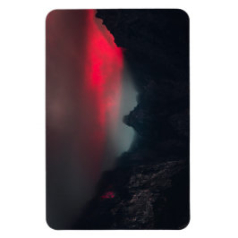 燃える雲、霧、山 マグネット