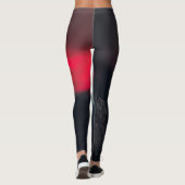 燃える雲、霧、山 レギンス (裏面)