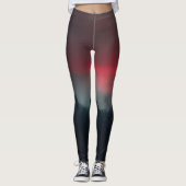 燃える雲、霧、山 レギンス (正面)