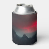 燃える雲、霧、山 缶クーラー (缶正面)