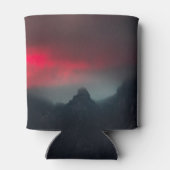 燃える雲、霧、山 缶クーラー (裏面)