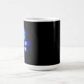 燃える青いバラ コーヒーマグカップ (中央)