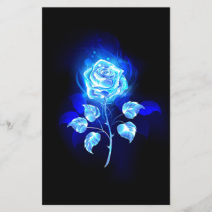 燃える青い薔薇 チラシ