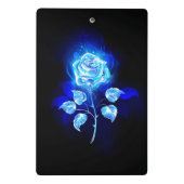 燃える青い薔薇 ミニクリップボード (裏面)