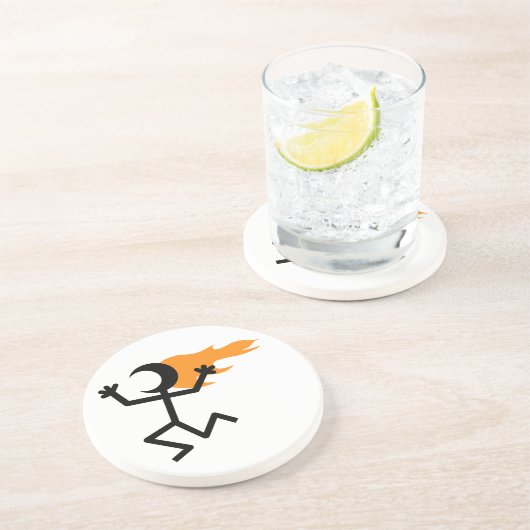 燃える頭 コースター (側面)