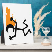 燃える頭 フォトプラーク (側面)