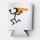 燃える頭 缶クーラー (正面)