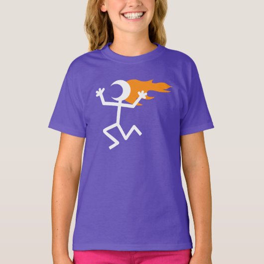 燃える頭 Tシャツ (正面)