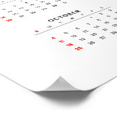 燃える馬 2026 カレンダーポスター ポスター (角)