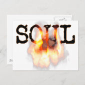 燃える魂 ポストカード (正面/裏面)