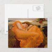 燃える6月 – フレデリック・ロード・レイトン ポストカード (正面/裏面)