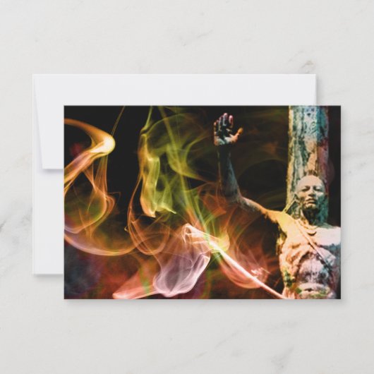 燃える 招待状 (正面)