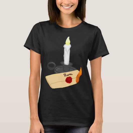 燃える Tシャツ (正面)