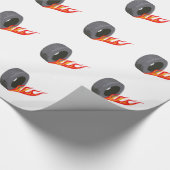 燃えタイヤ ラッピングペーパー (角)